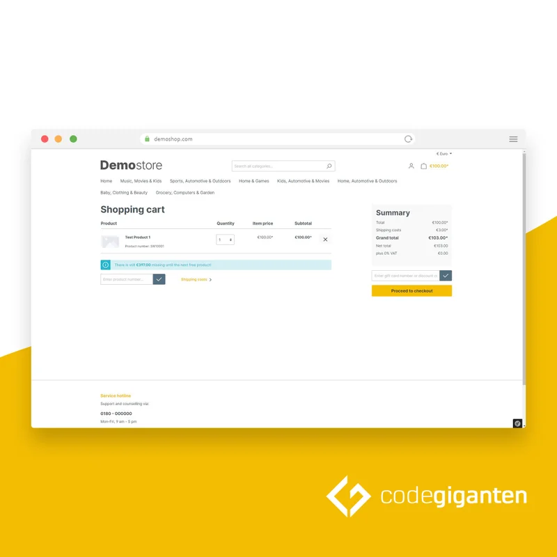 Gratisprodukte / Prämienartikel