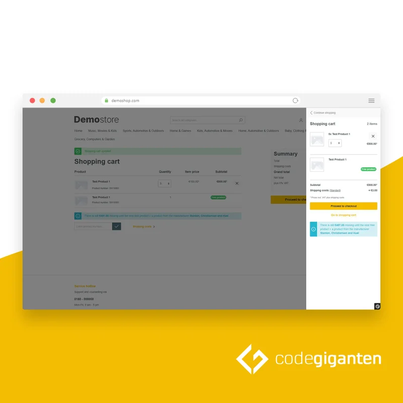 Gratisprodukte / Prämienartikel